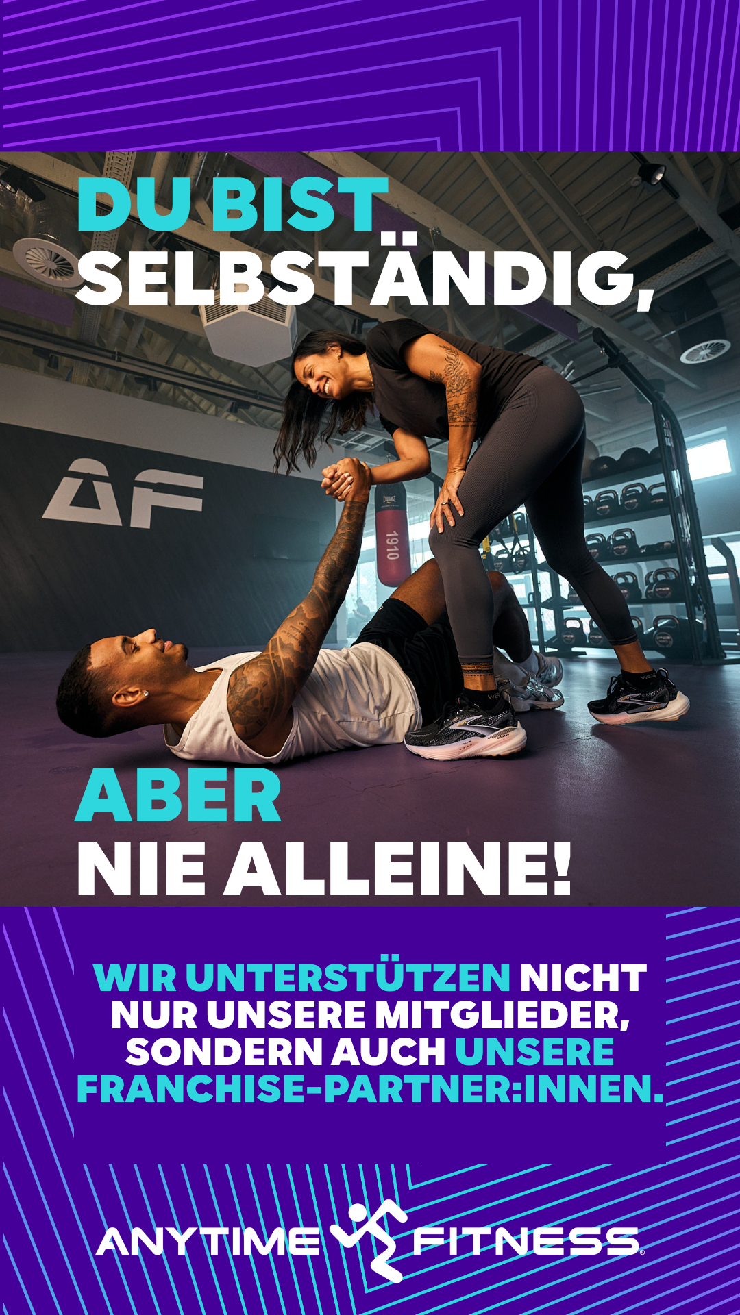 Anytime Fitness Deutschland Franchise Facebook ad from Jul 31, 2026