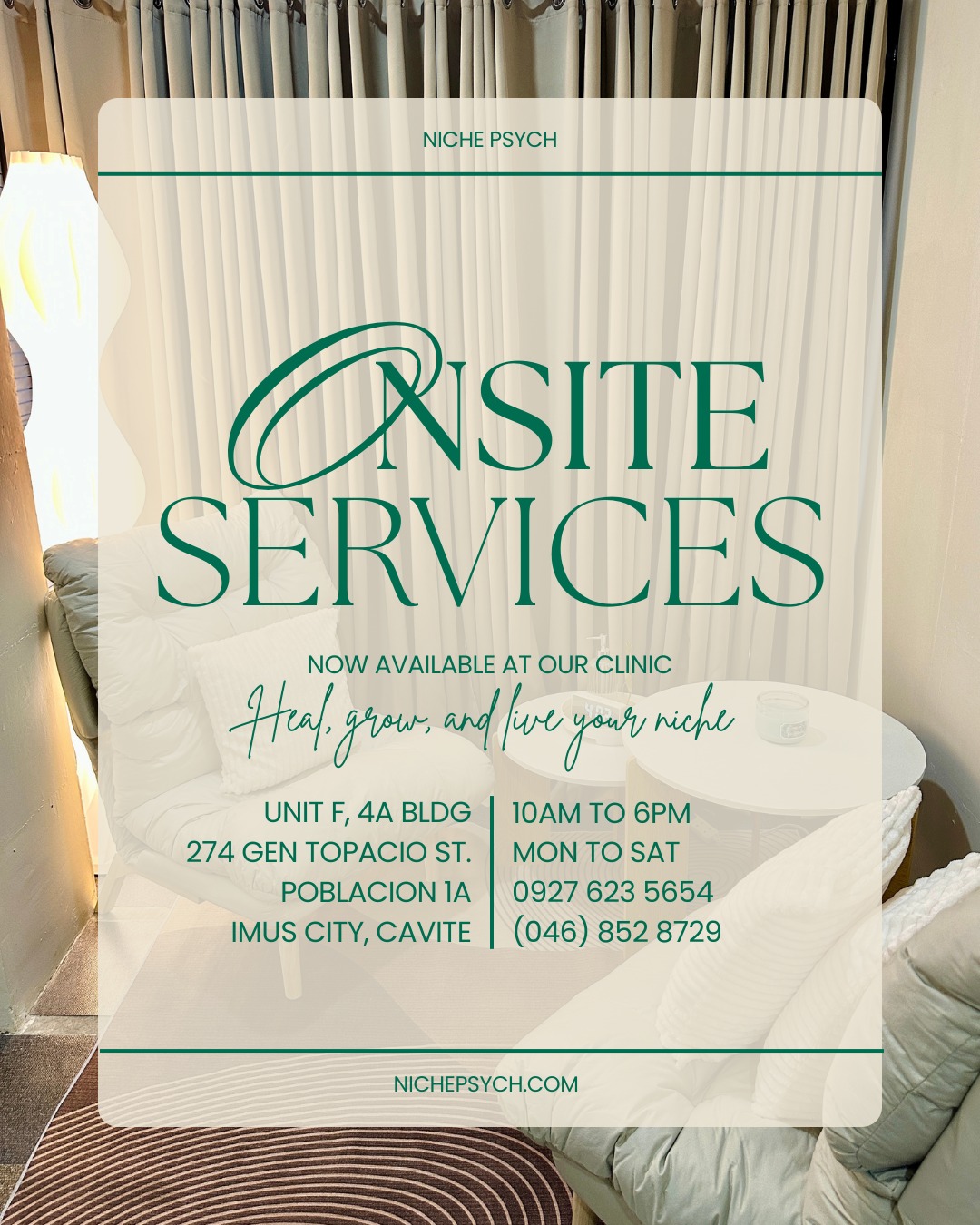 Niche Psychological Services Facebook ad