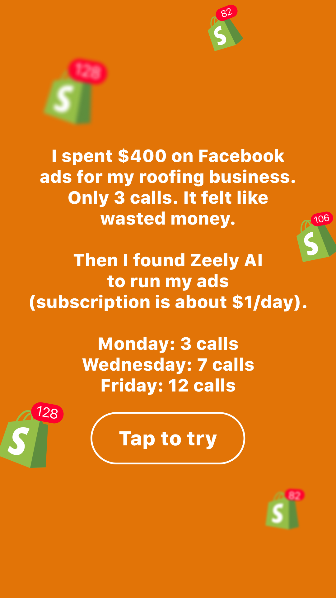 Zeely Facebook ad