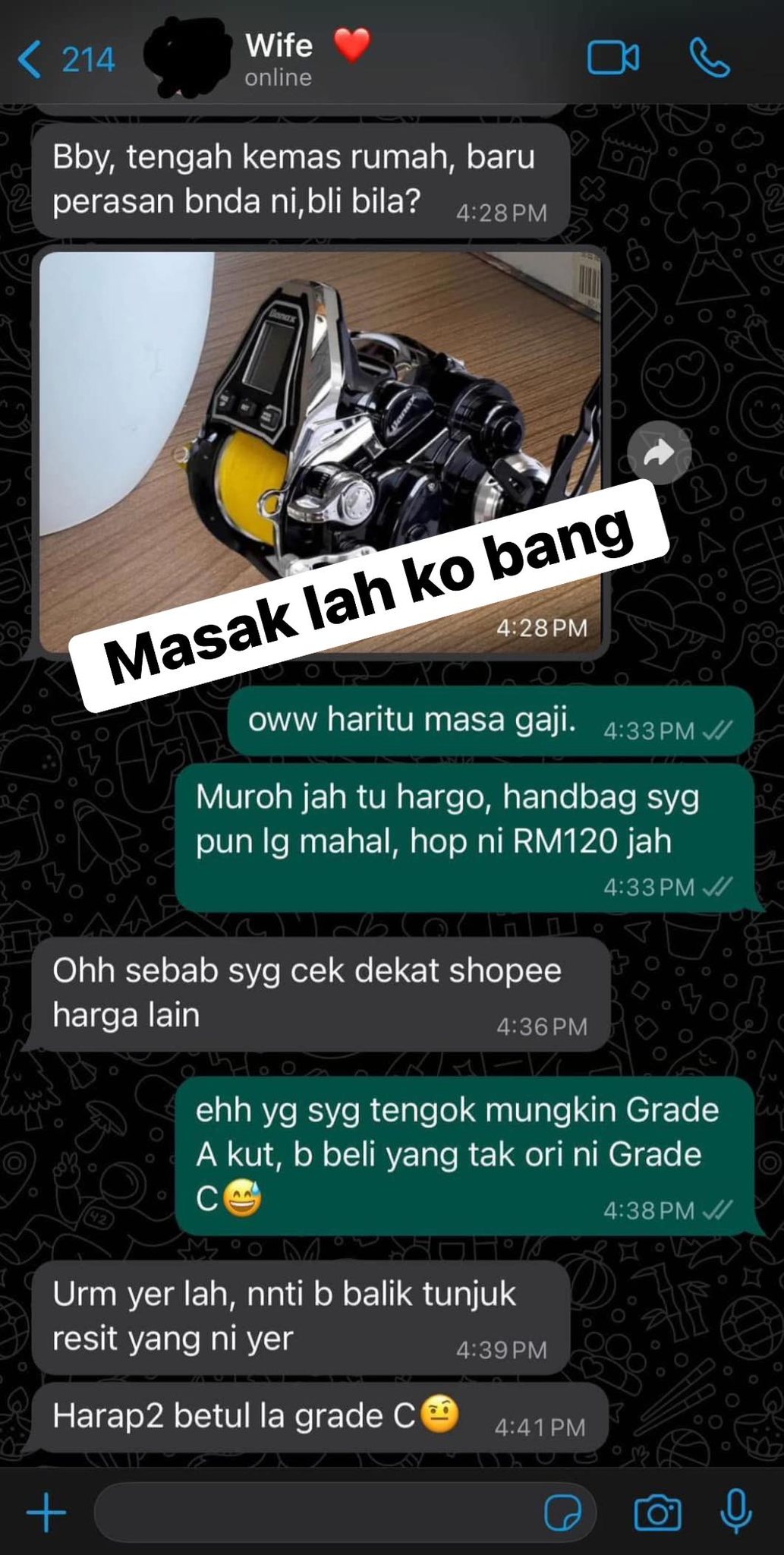 Ubi kayu chanel Facebook ad: Menjawab la ko bang dengan bini tu, boleh…