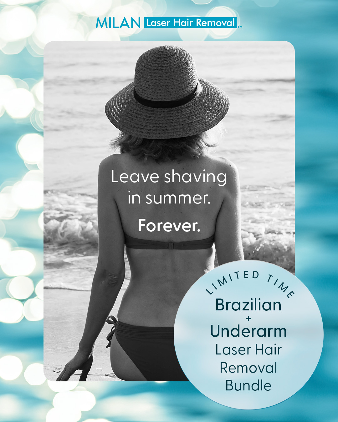 Milan Laser Hair Removal Facebook ad