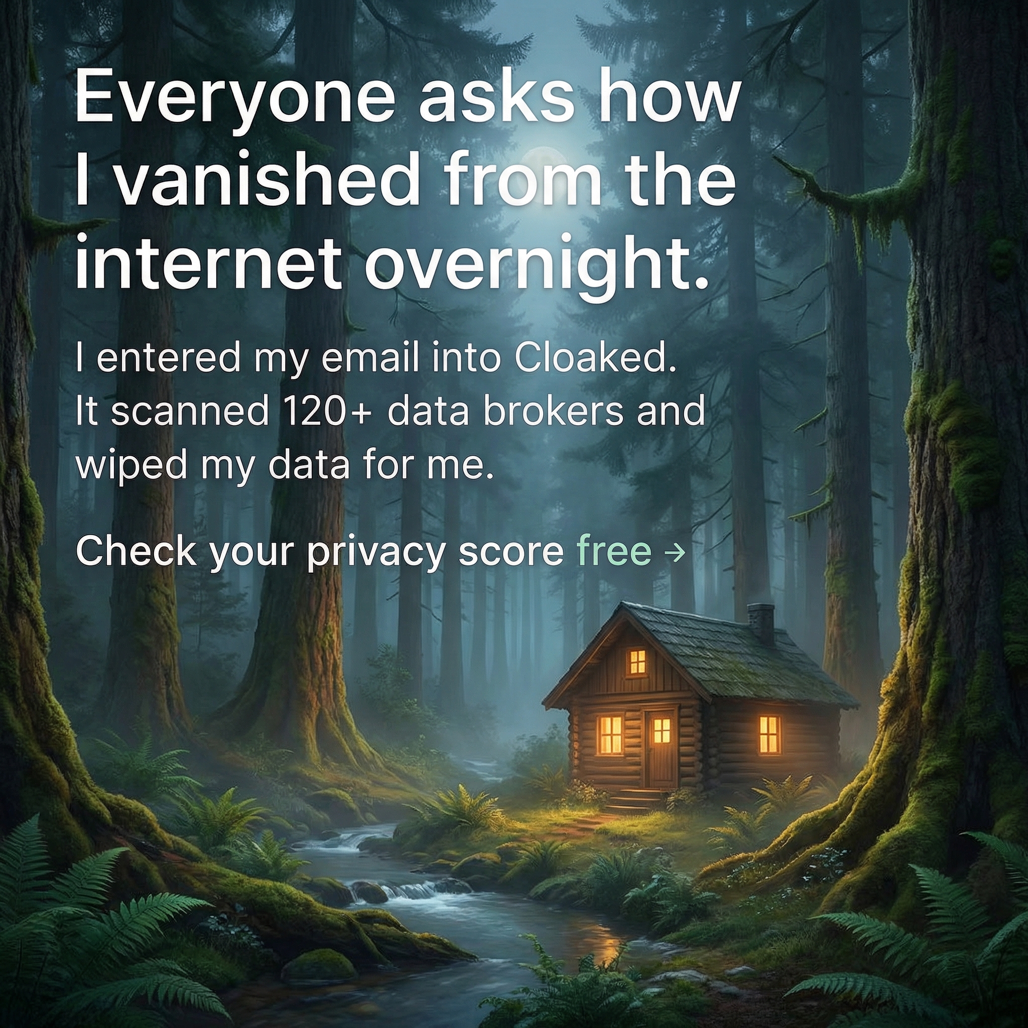Cloaked Inc. Facebook ad