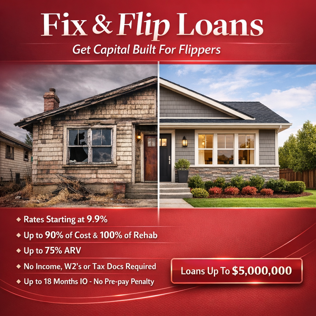 America One Mortgage, LLC Facebook ad: Investment Real Estate Loans