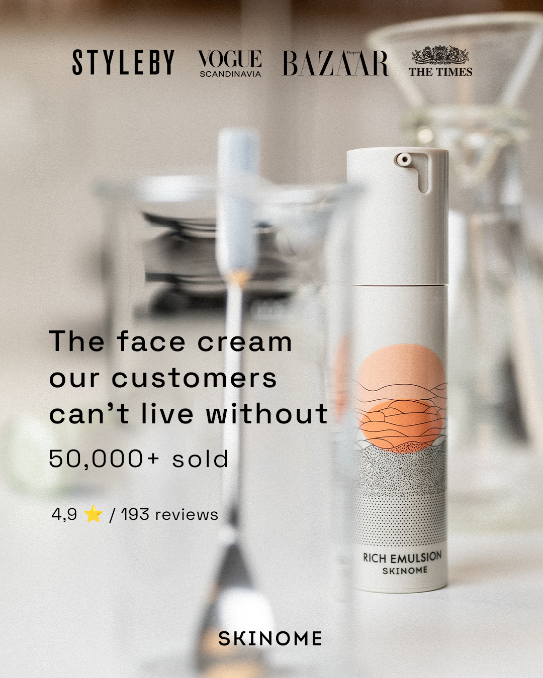 Skinome Facebook ad
