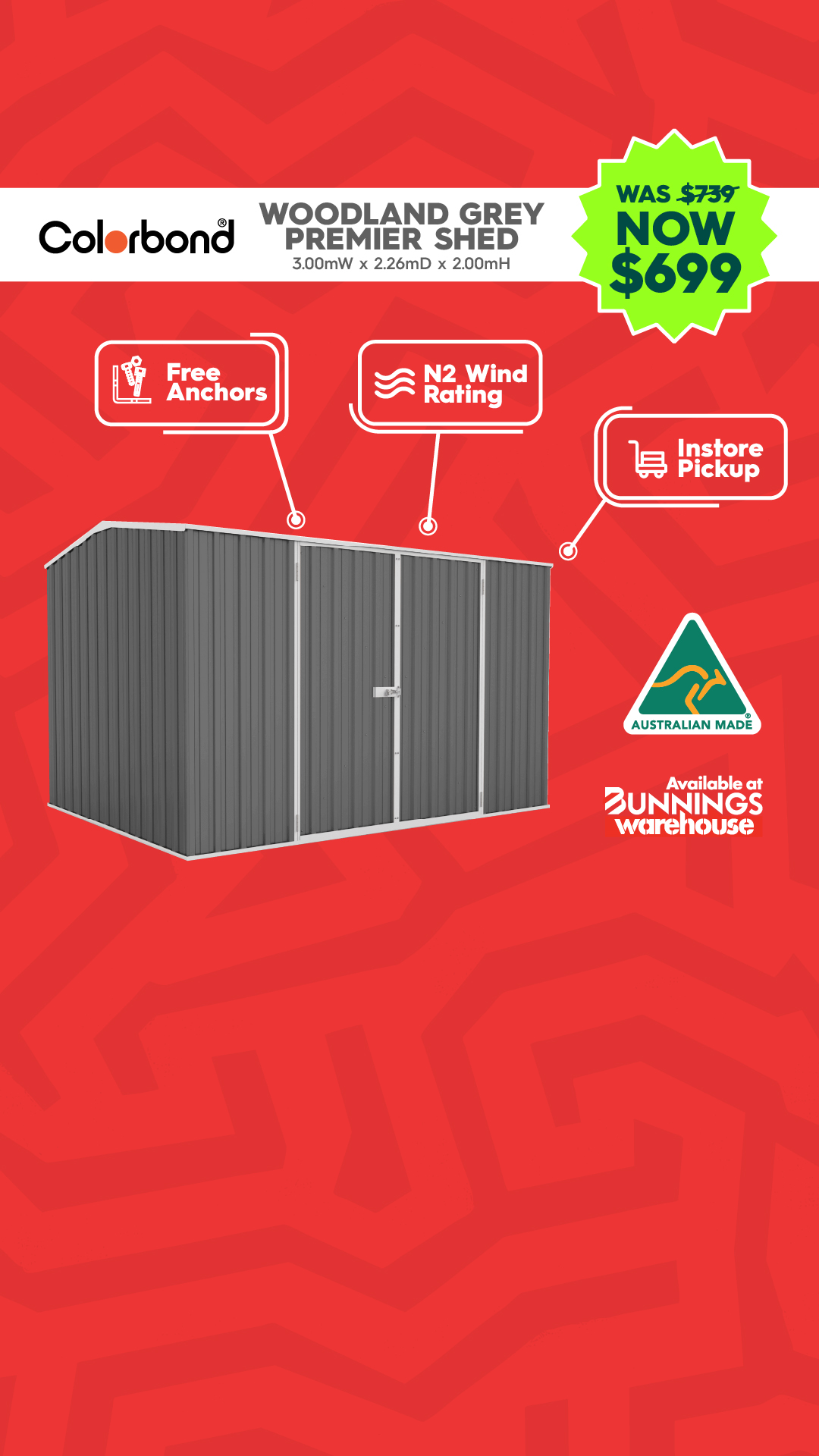 Absco Sheds Facebook ad
