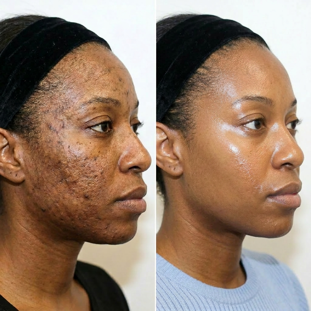 Keisha's Skin Care Journey Facebook ad