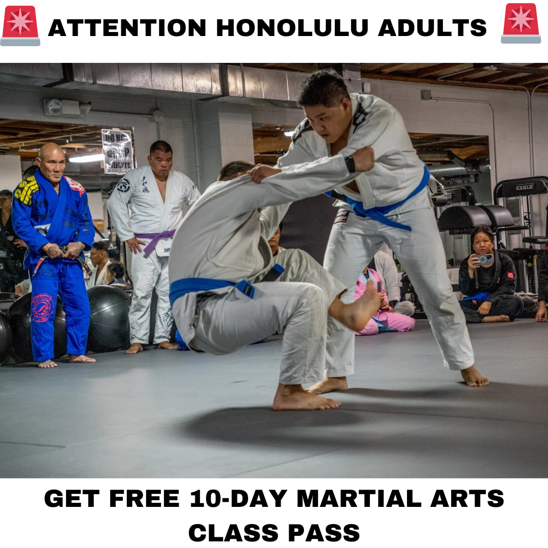 Tako Jiu-Jitsu Academy Facebook ad: Want a FREE 10-Day, Martial Arts Class Pass?