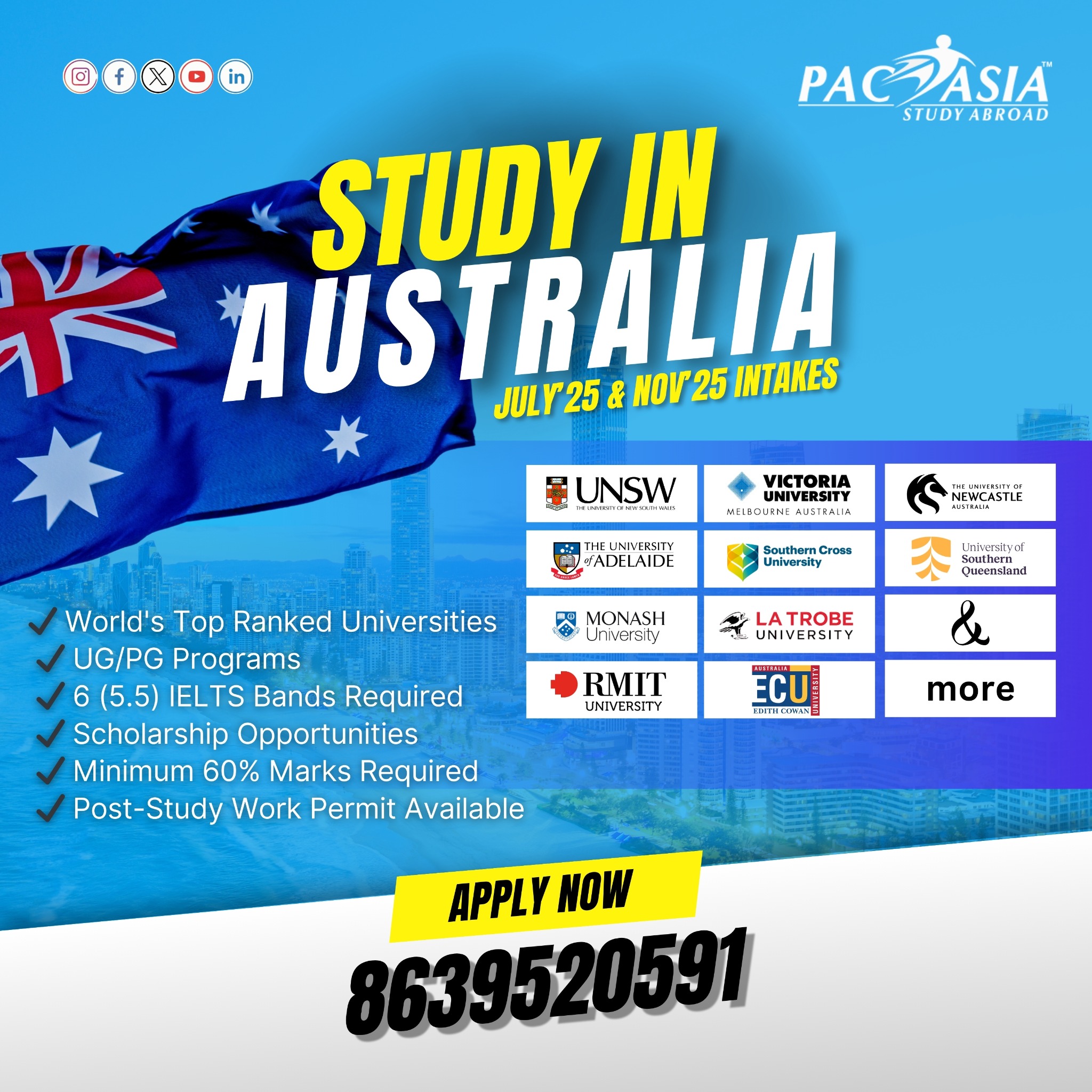 PAC ASIA, Hyderabad Office Facebook ad