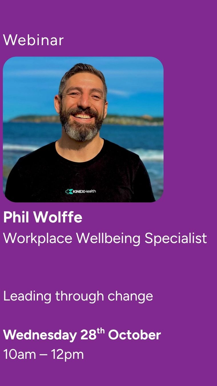 Ectarc Facebook ad: Webinar - Leading Through Change with guest presenter Phil…
