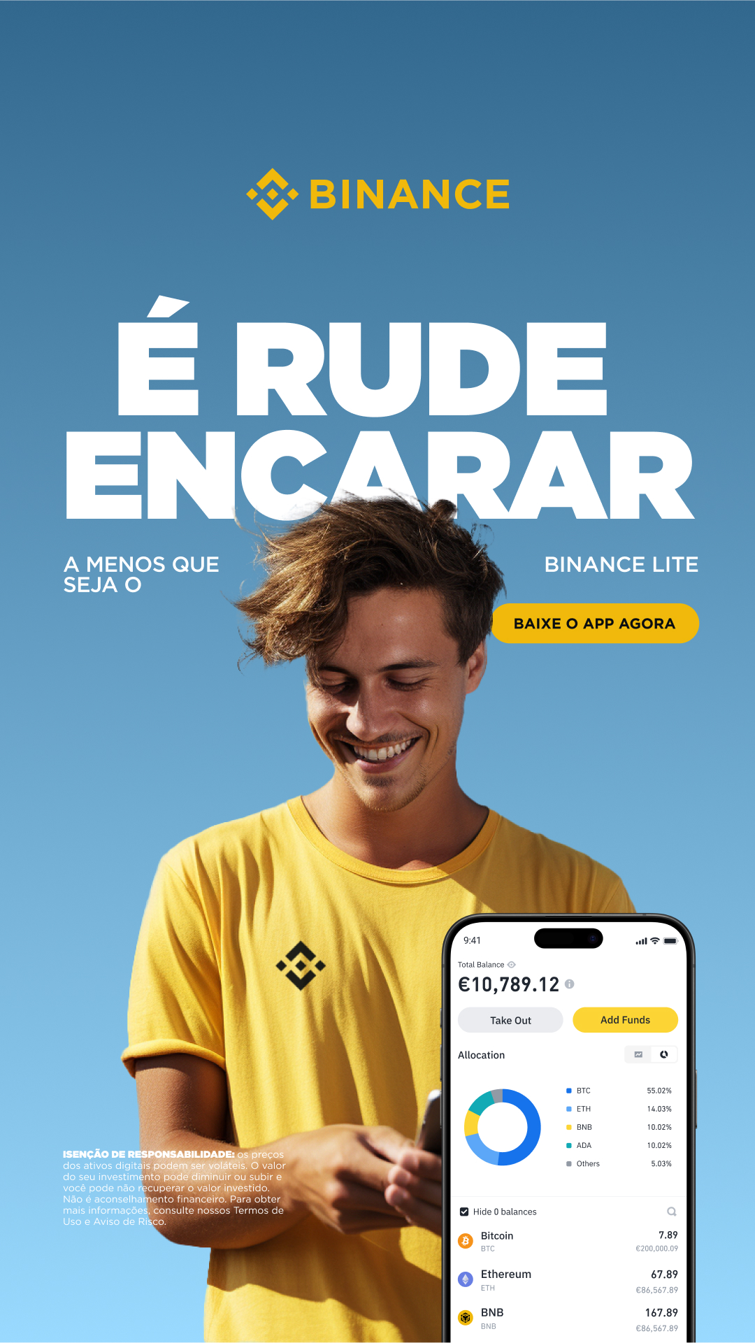 Binance Facebook ad