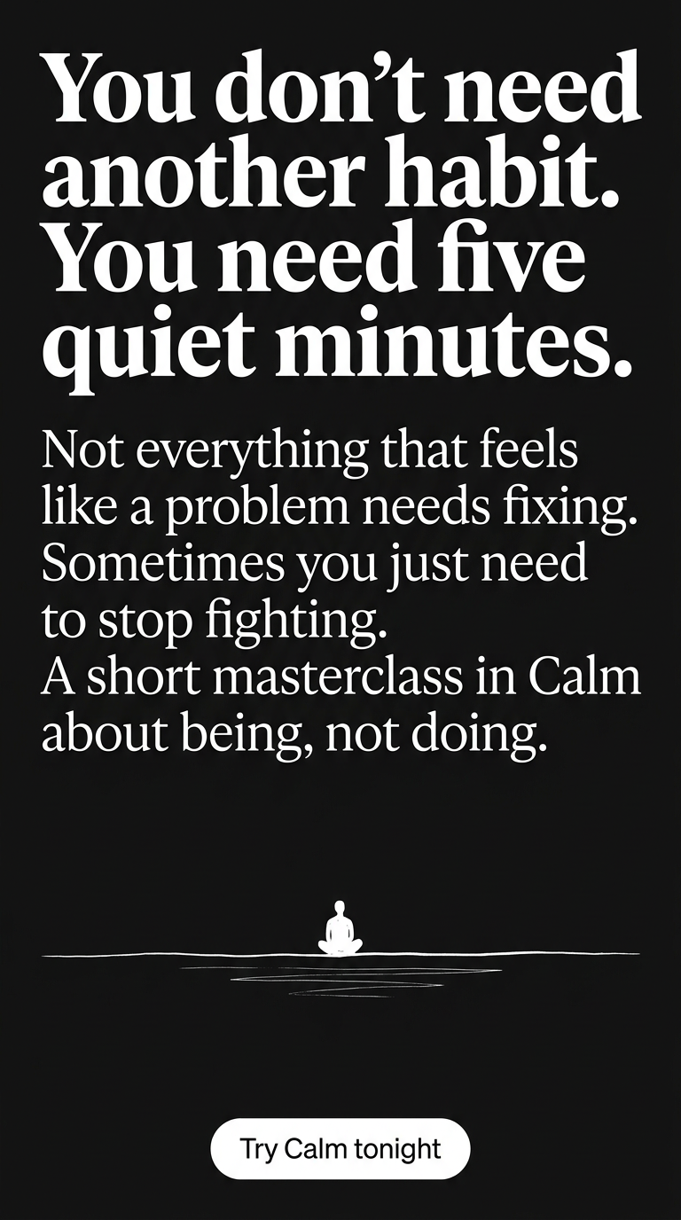 Calm Facebook ad