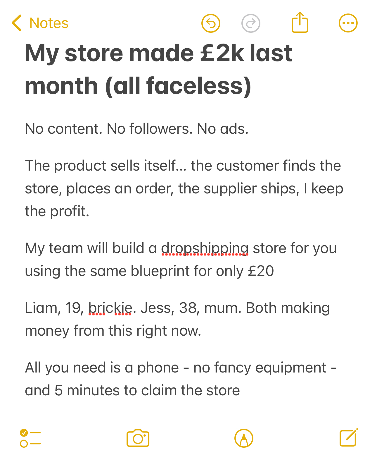 Storesbybeckett Facebook ad