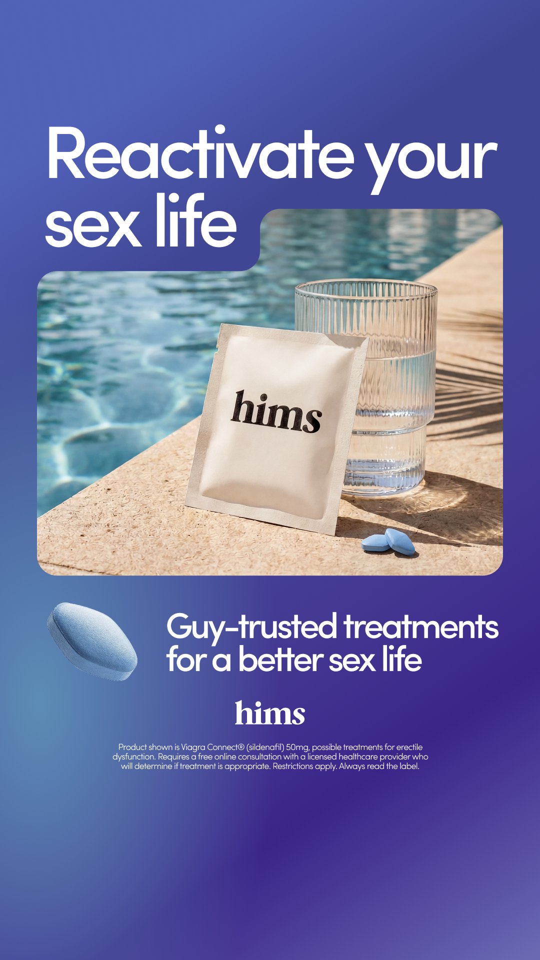 hims Facebook ad