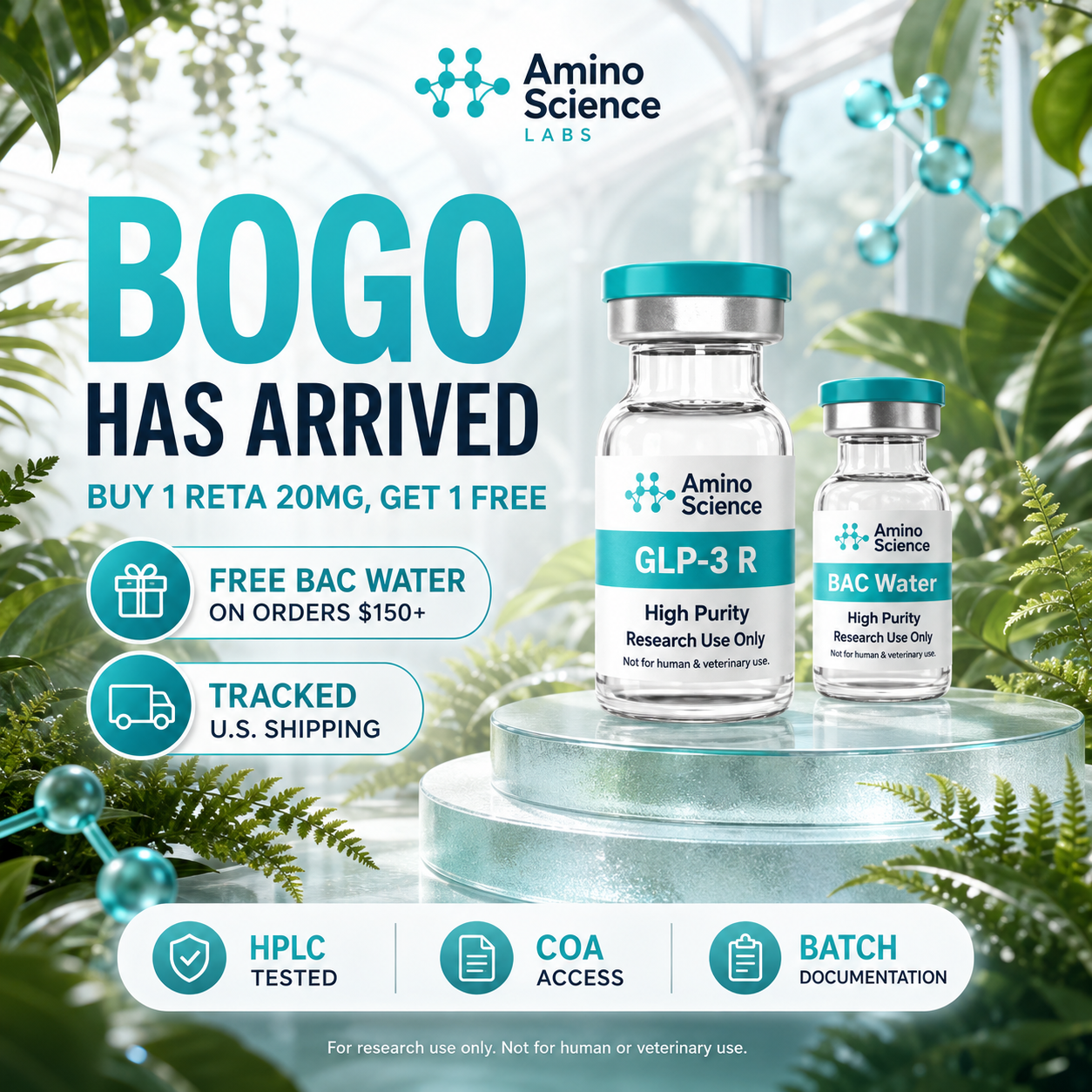 Amino Science Labs Facebook ad