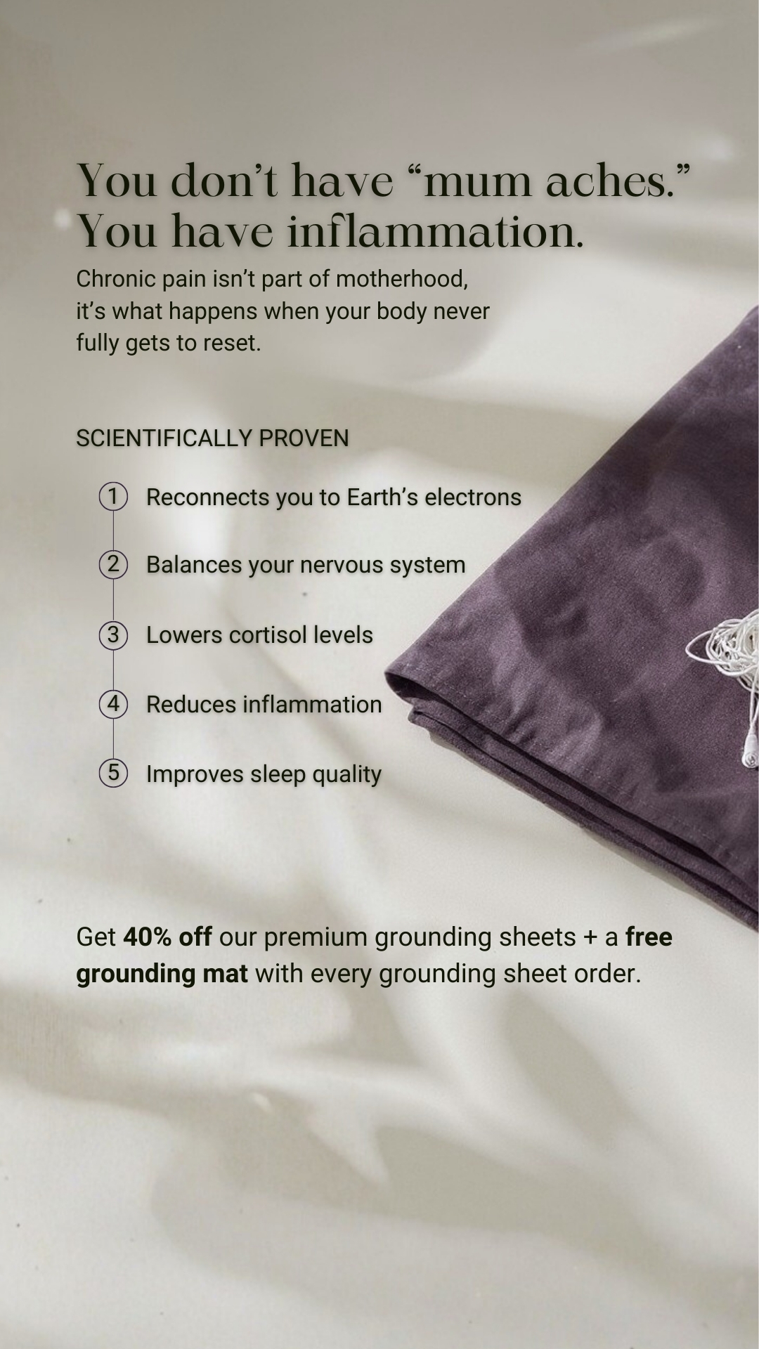 Premium Grounding  Facebook ad