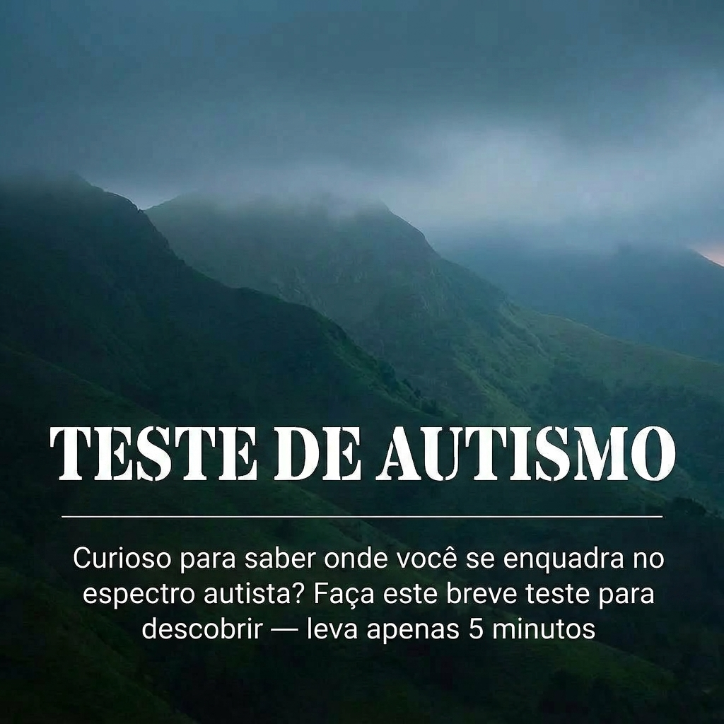 Personality Test Online Facebook ad: Você Experimenta o Mundo de Forma Diferente?