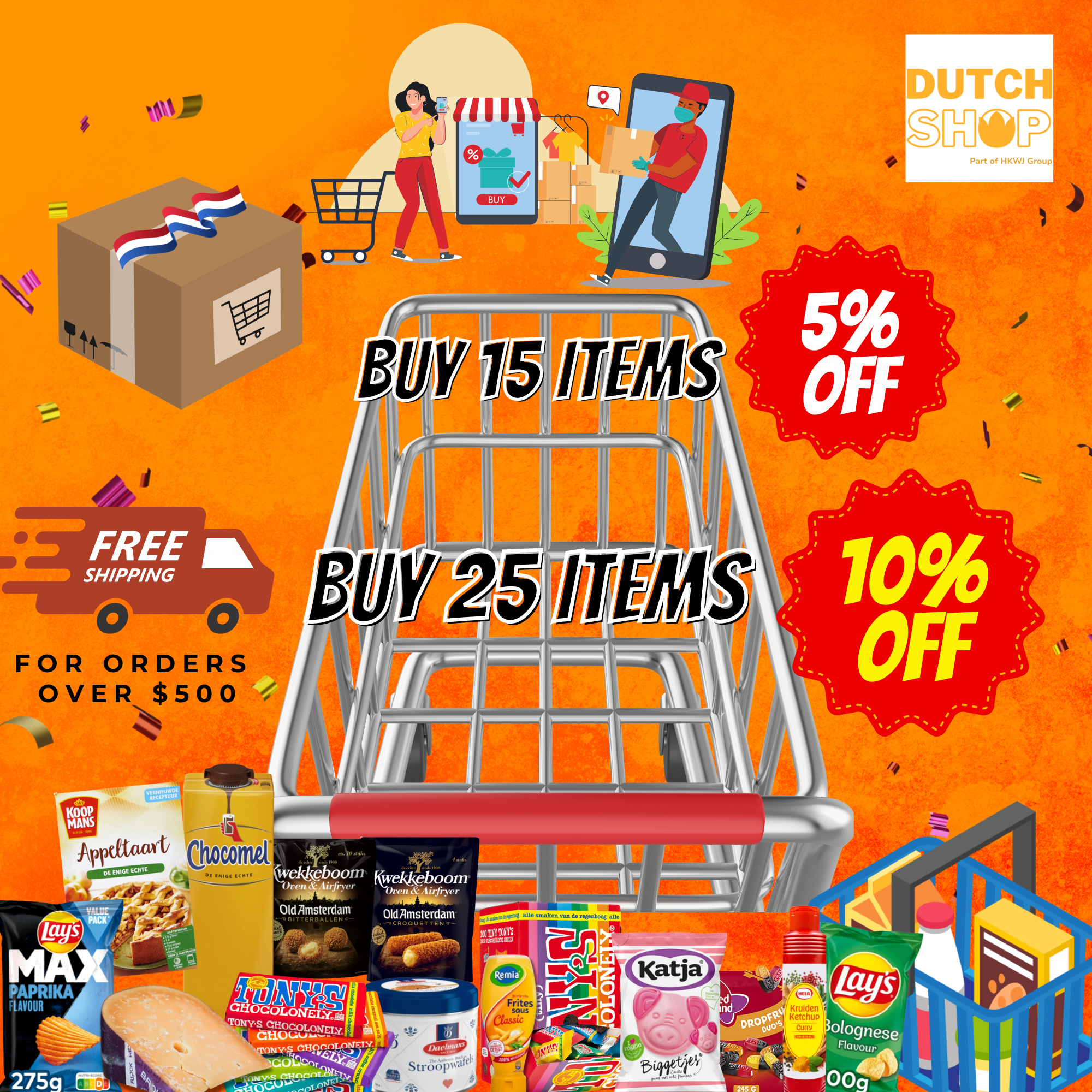 Dutch Shop HK Facebook ad: Order your Dutch snacks today-for a cozy weekend…