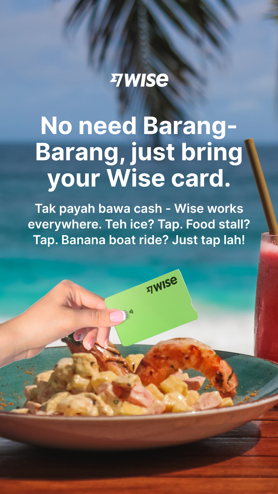 Wise Facebook ad