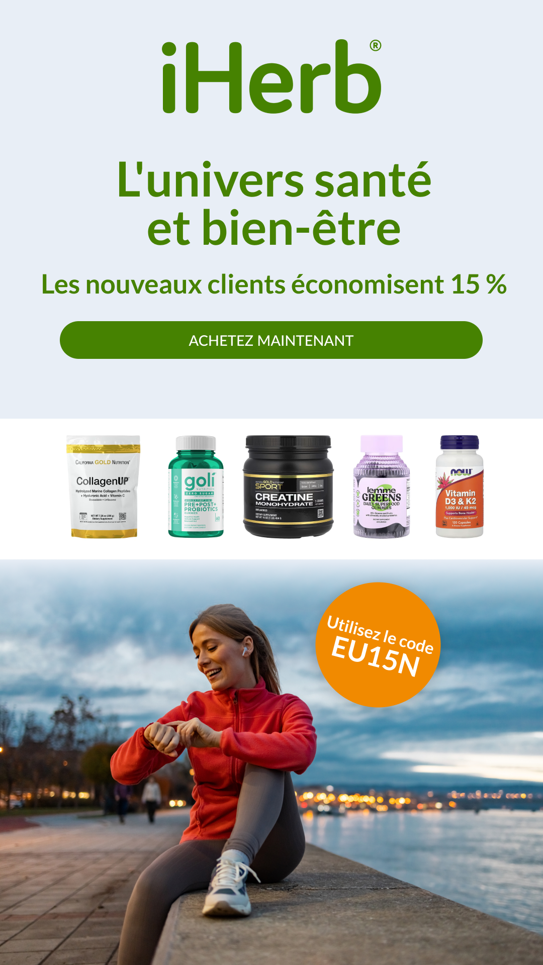 iHerb.com French Facebook ad