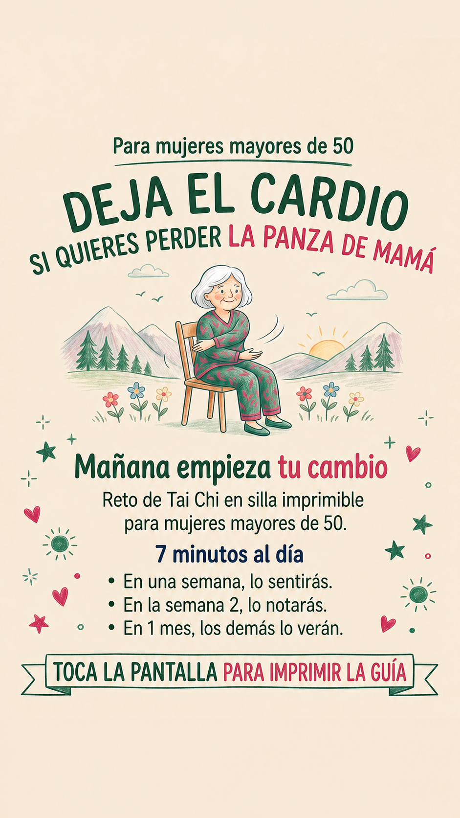 Lori Fitness Facebook ad: ¡Siéntete más fuerte, con más energía y activa…