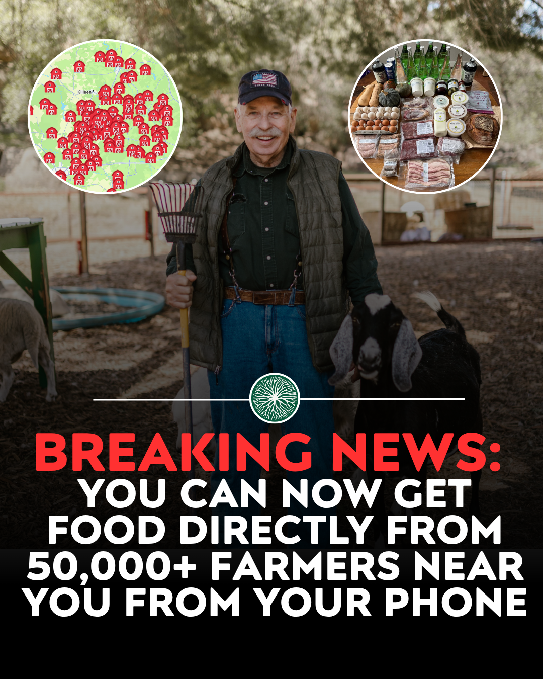 Localize - Farmers Market Facebook ad