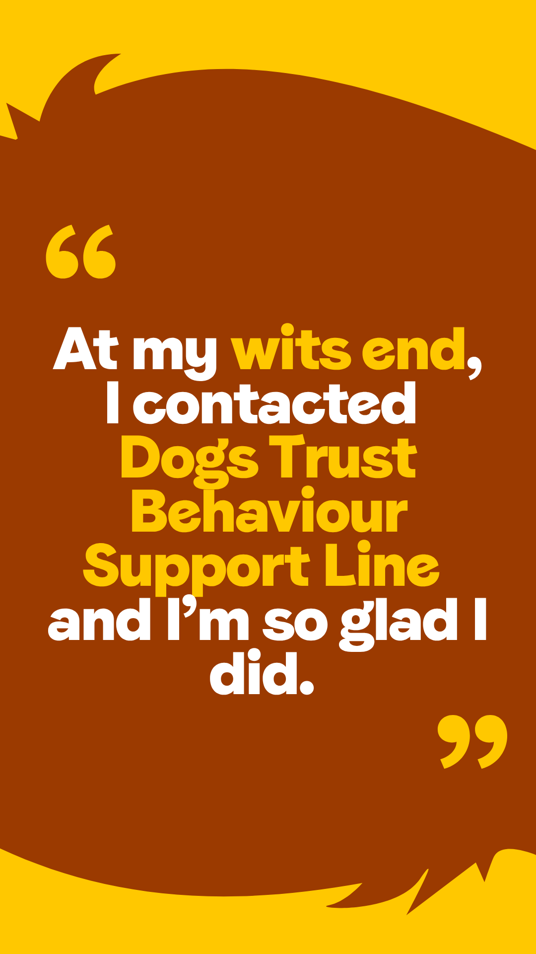 Dogs Trust Facebook ad