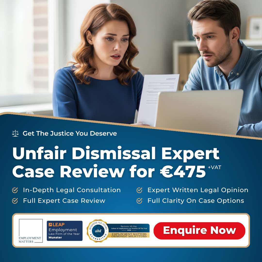 Employment Matters Facebook ad: Unfairly Let Go From Work? Full Expert Case Review