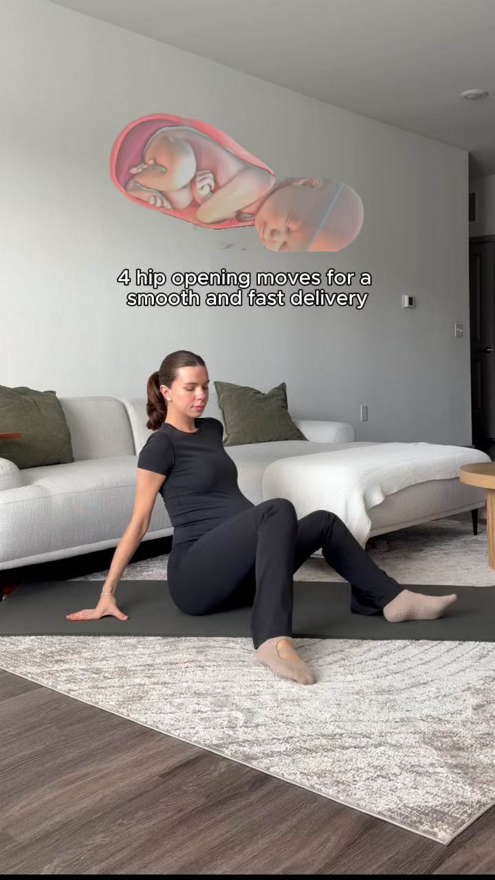 FitMama Facebook ad: Daily Stretches for Birth Prep