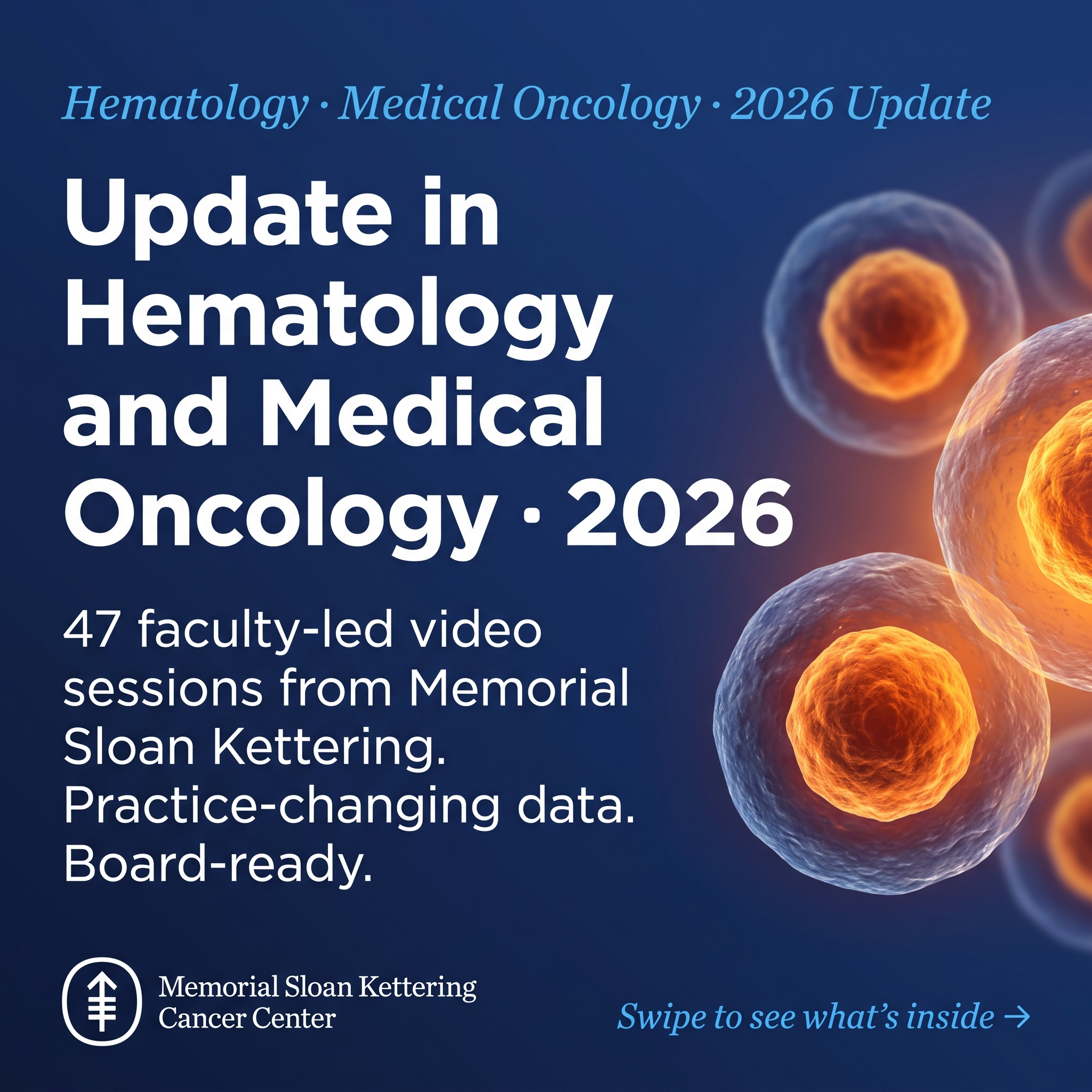 Oncology Library Facebook ad: Would this change your practice?