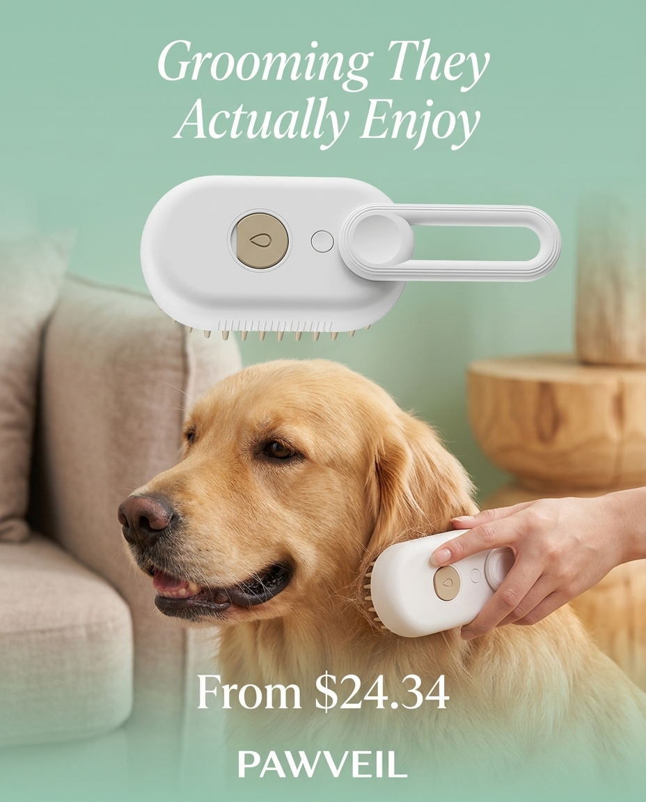 Pawveil Facebook ad: Grooming They Actually Enjoy