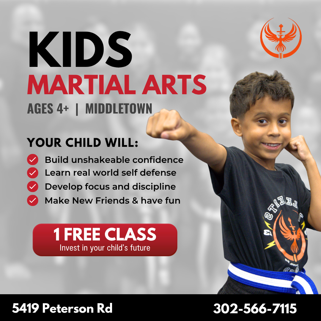 7 Elements Krav Maga and Self-Defense Facebook ad: Kids Martial Arts (Ages 4+) | Free Trial Pass