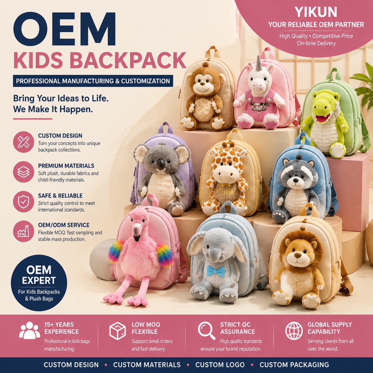 Yikun Toys Facebook ad: As a reliable OEM partner, YiKun provides end-to-end…