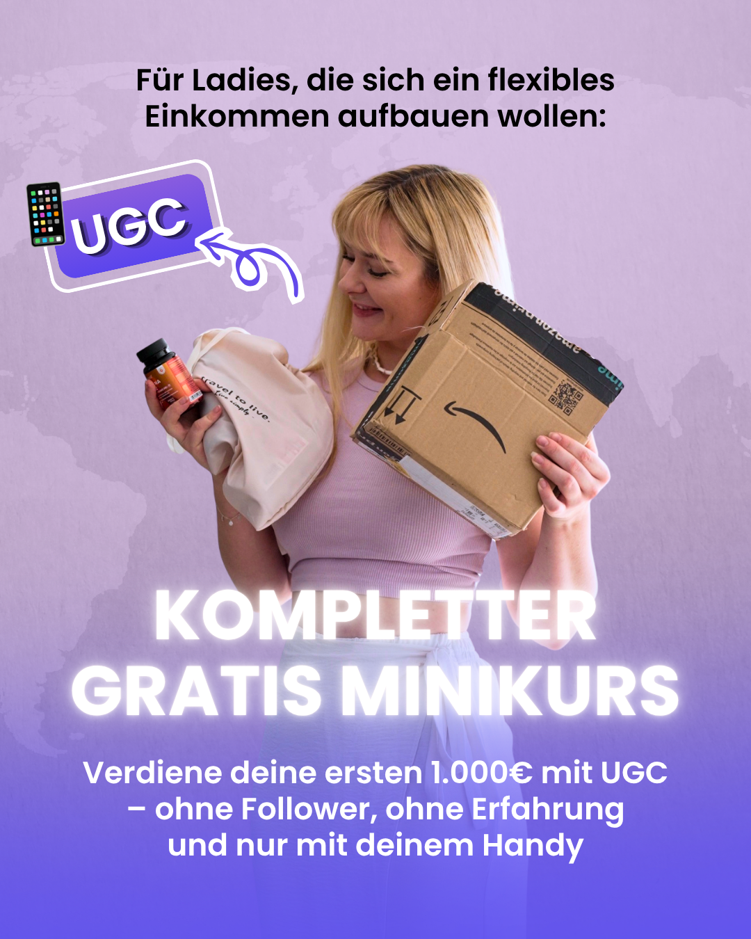 UGC Queen Facebook ad