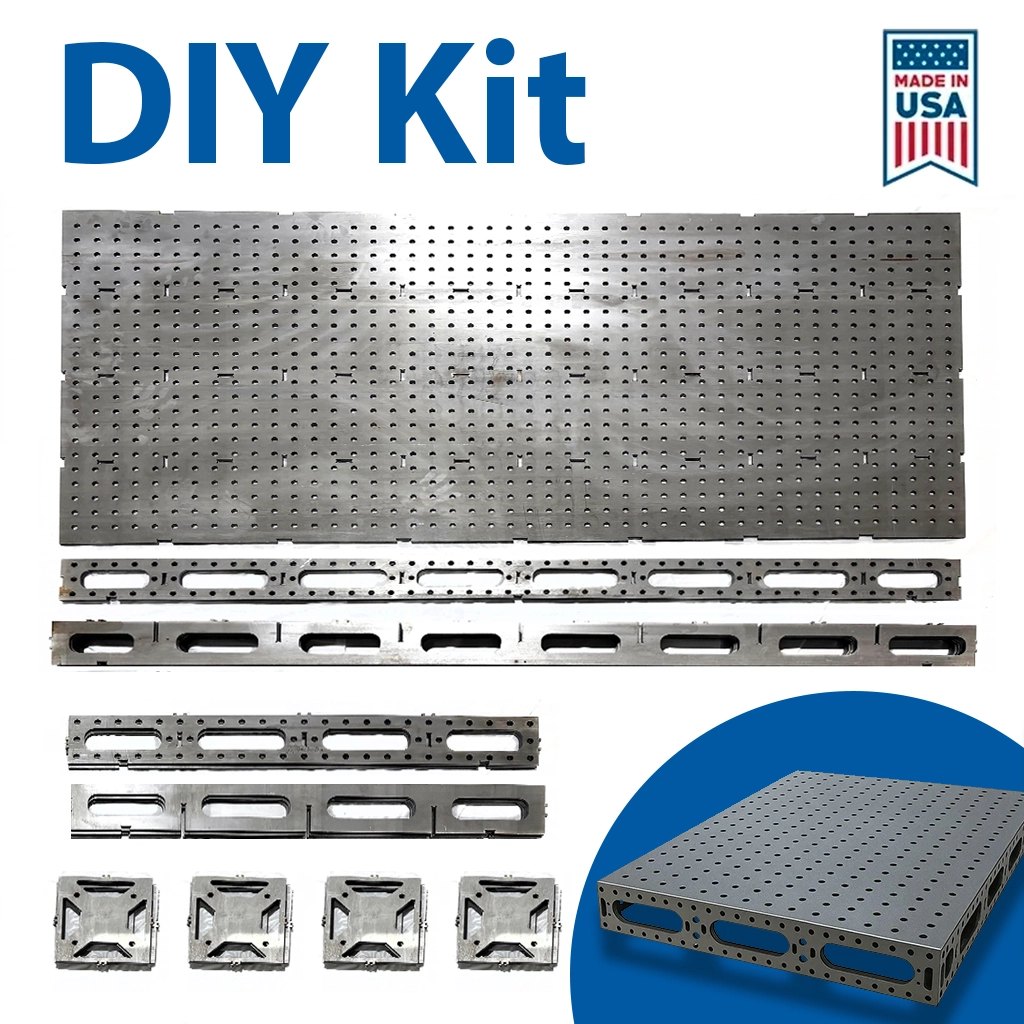 Metal Fab Guys Facebook ad: Our Industrial Grade Welding Fixture Table DIY Kit…