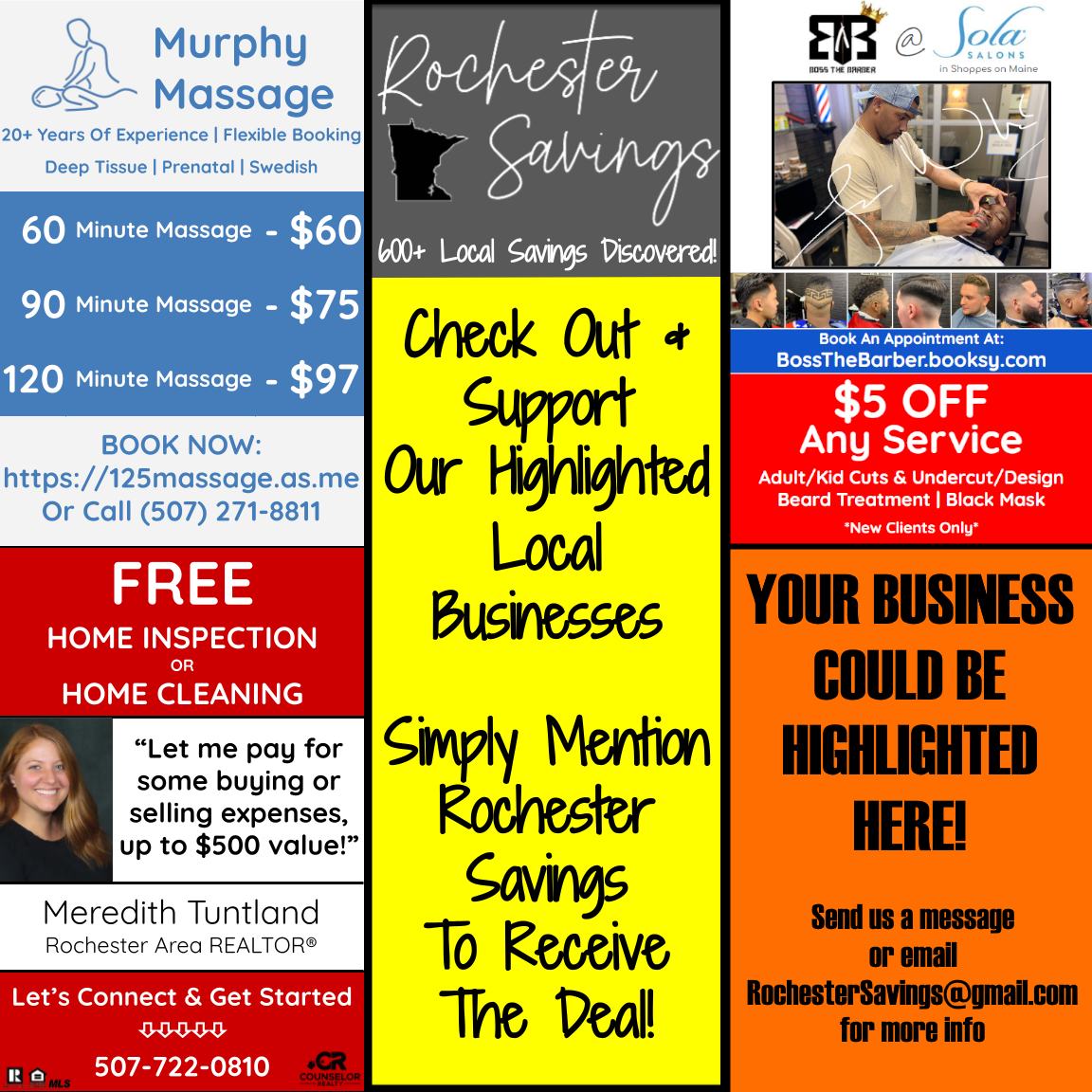 Rochester Savings Facebook ad