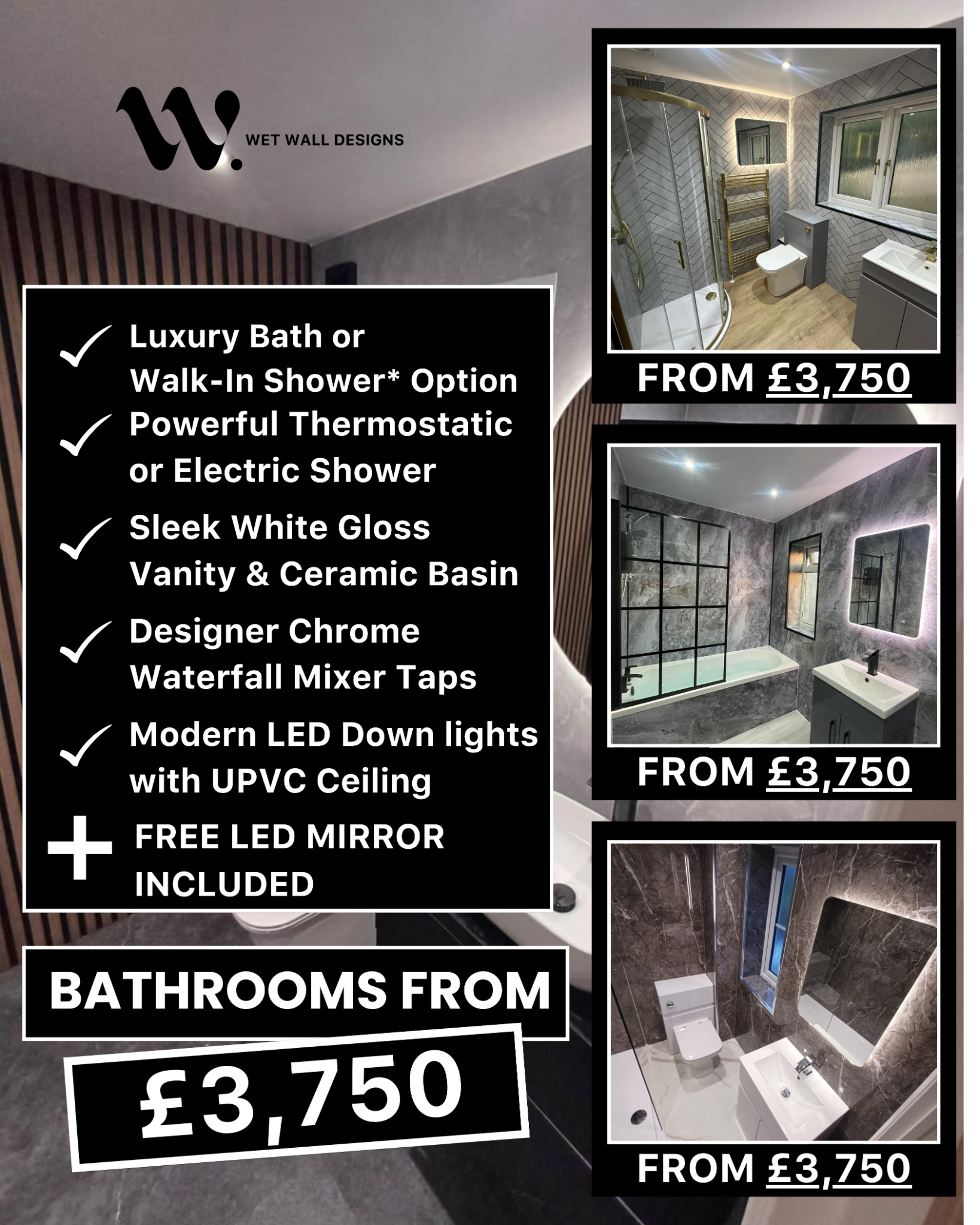 Wet Wall Designs Facebook ad