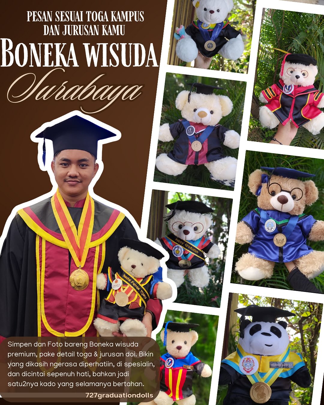 727 boneka wisuda Facebook ad
