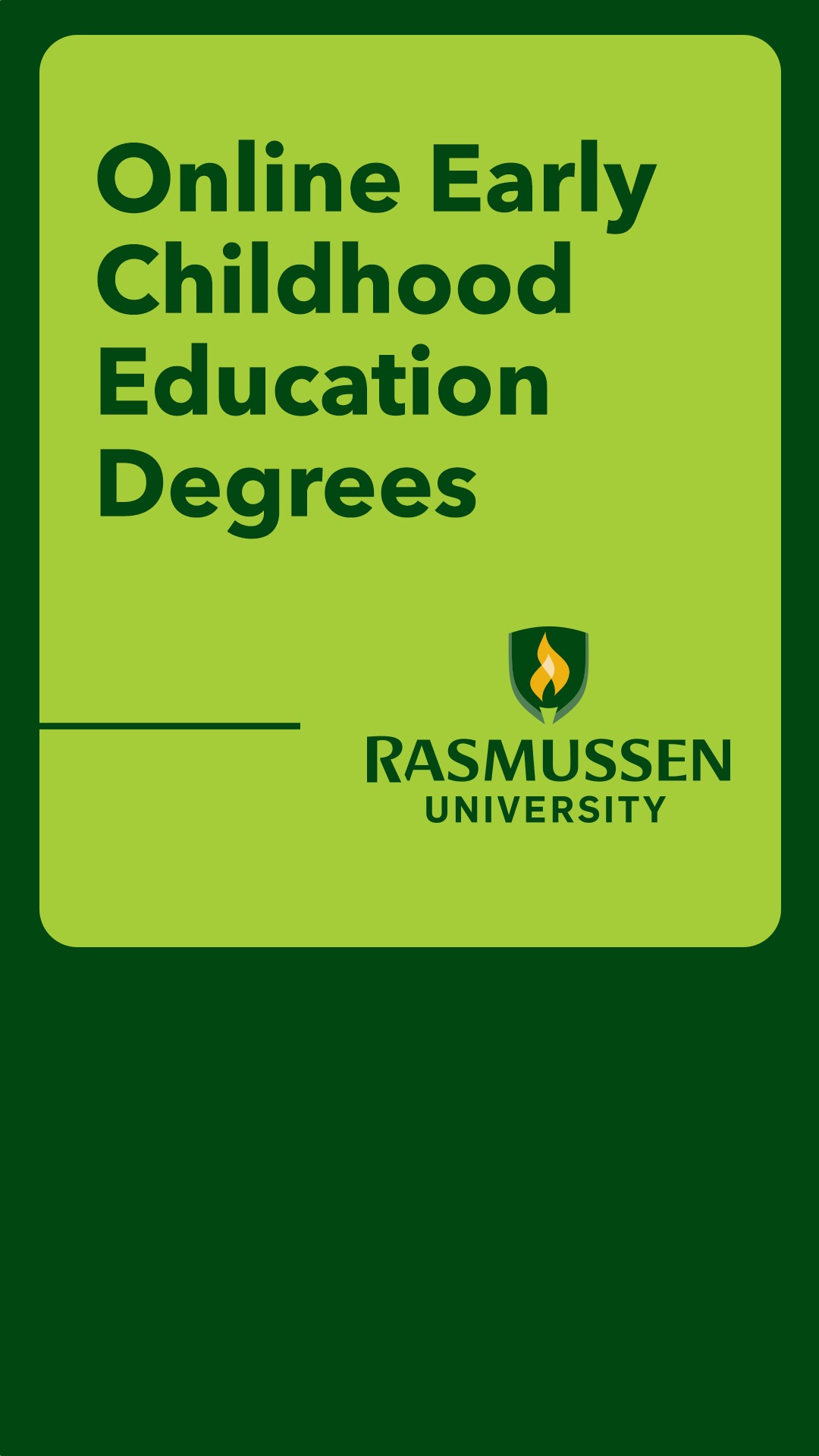 Rasmussen University Facebook ad