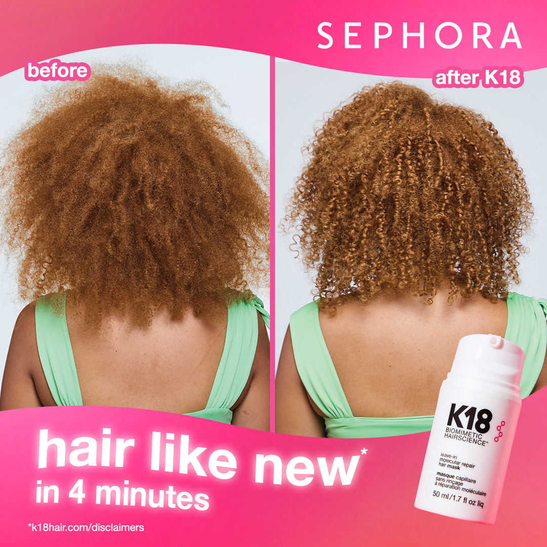 K18 Hair Facebook ad
