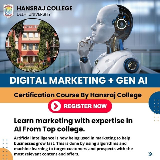 Hansraj College Digital Marketing Academy Facebook ad