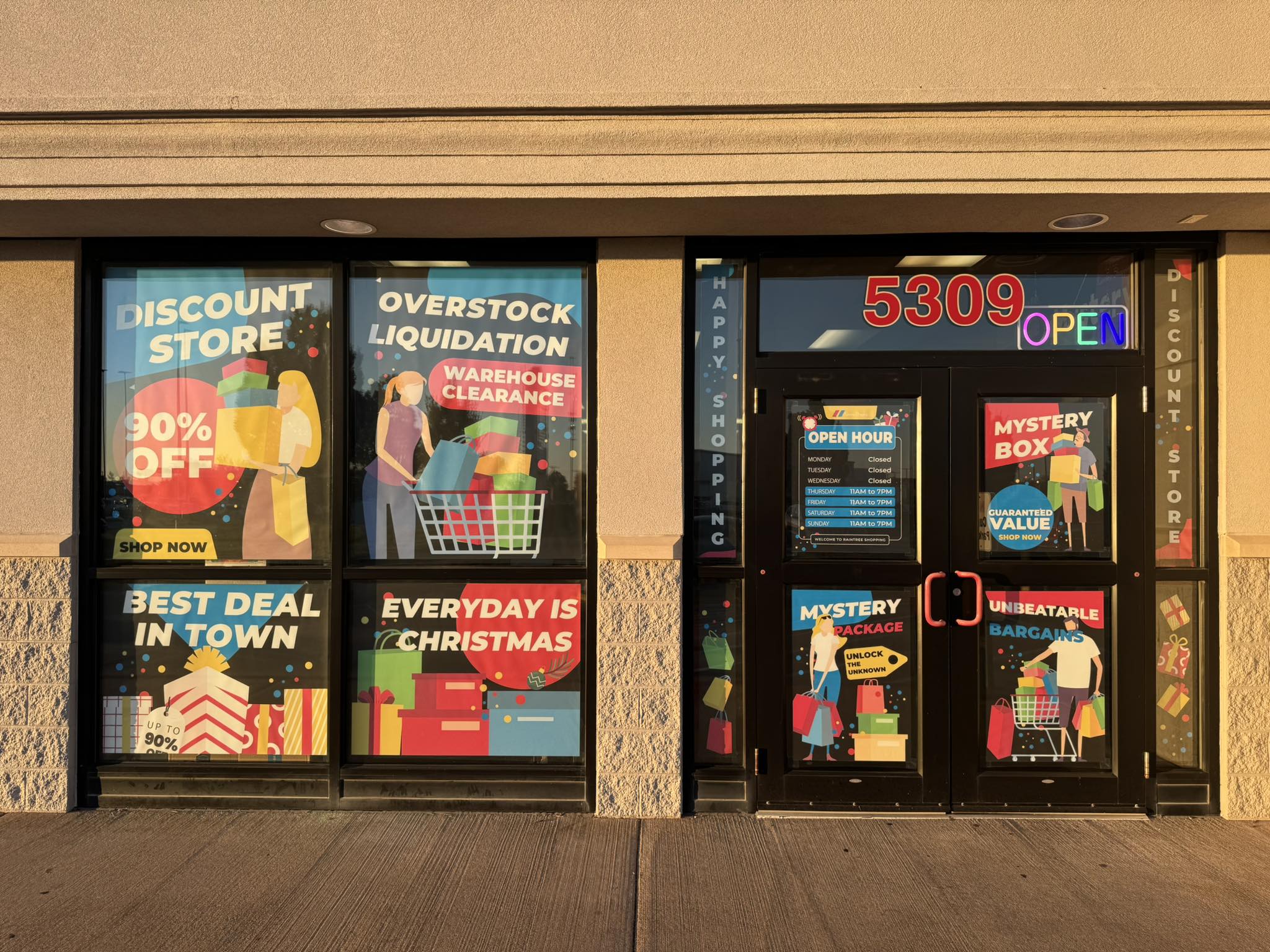 Raintree shopping-Quincy IL store Facebook ad: Your local discount store offering overstock and…