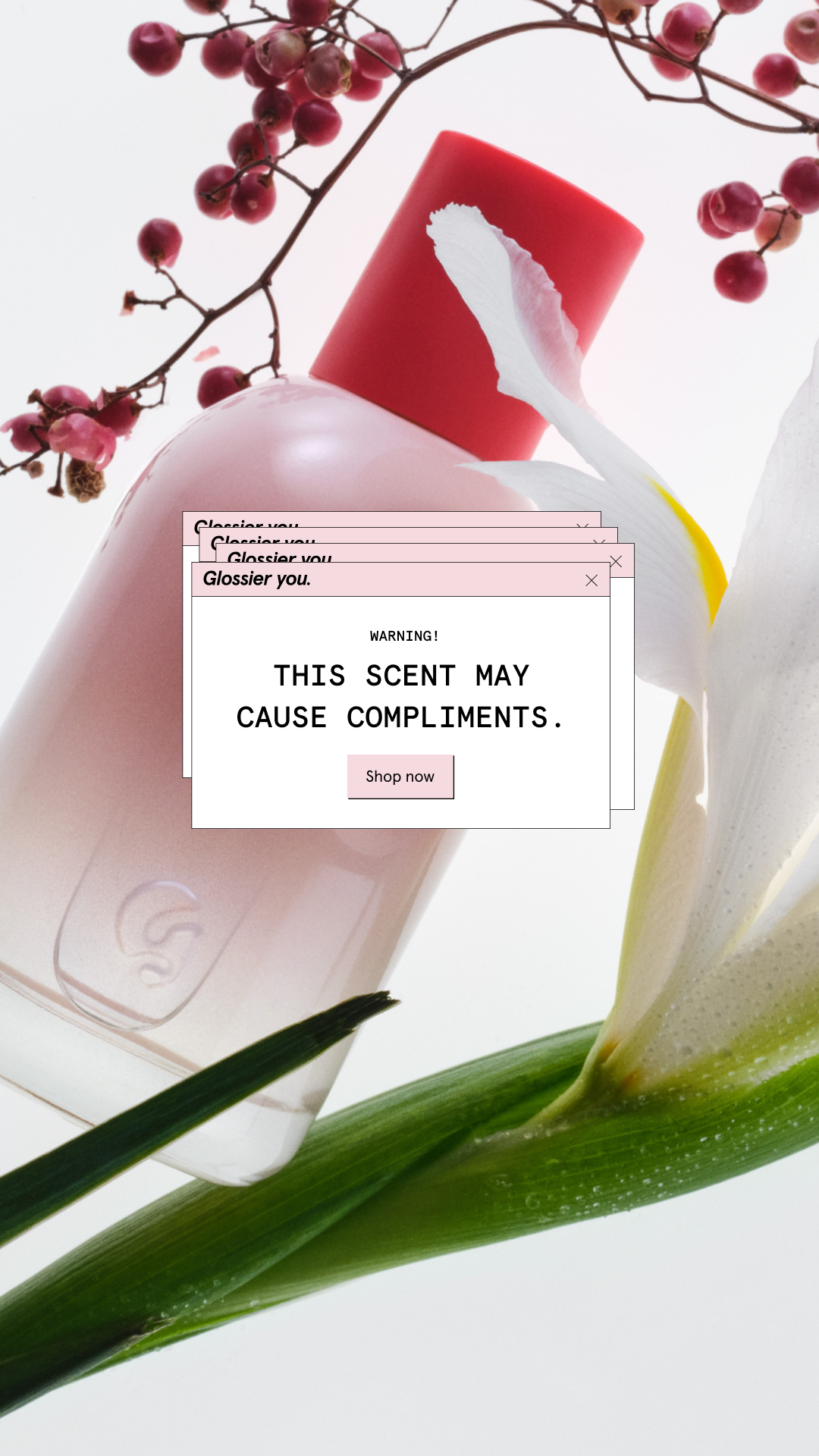Glossier Facebook ad