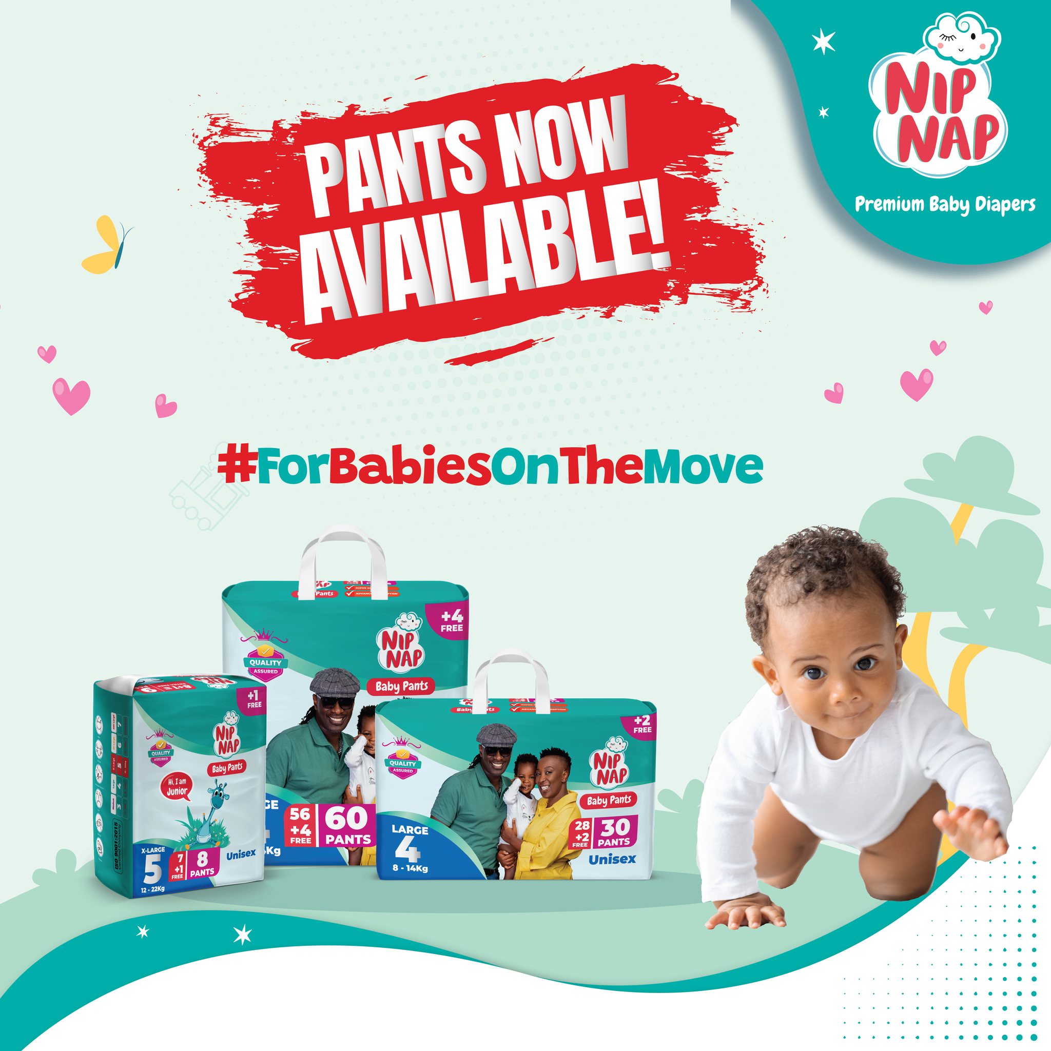 NipNap Premium Baby Diapers Facebook ad: DRUMROLLS PLEASE! The wait is finally over!