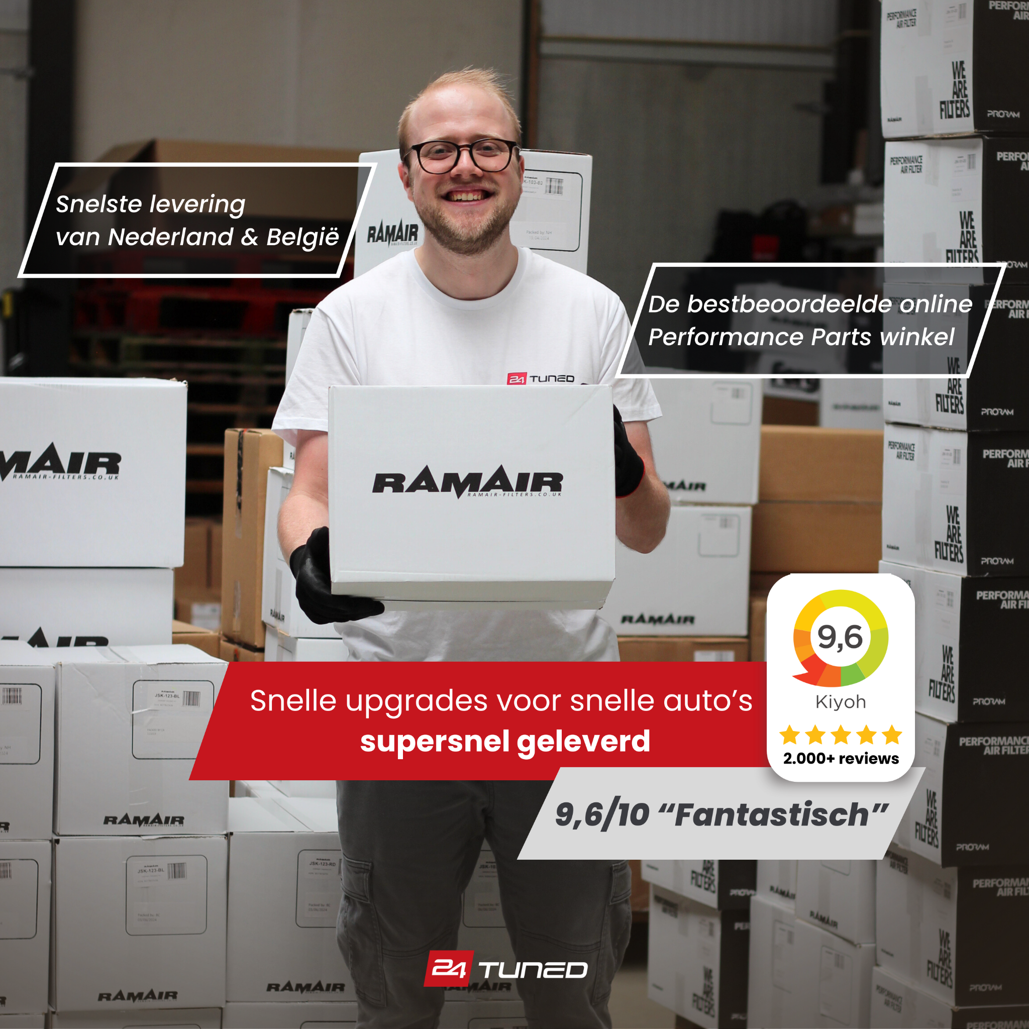 24TUNED Facebook ad: Dé snelste Performance Parts Shop van NL