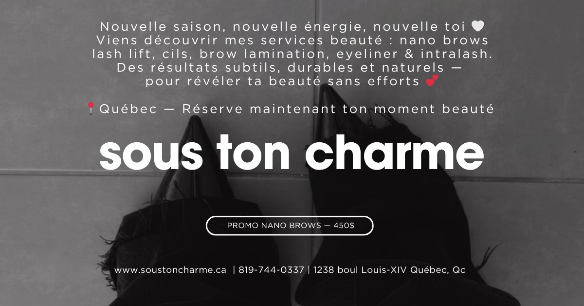 Sous ton charme - esthétique Facebook ad: Micropigmentation | Sublimez votre beauté aujourd'hui