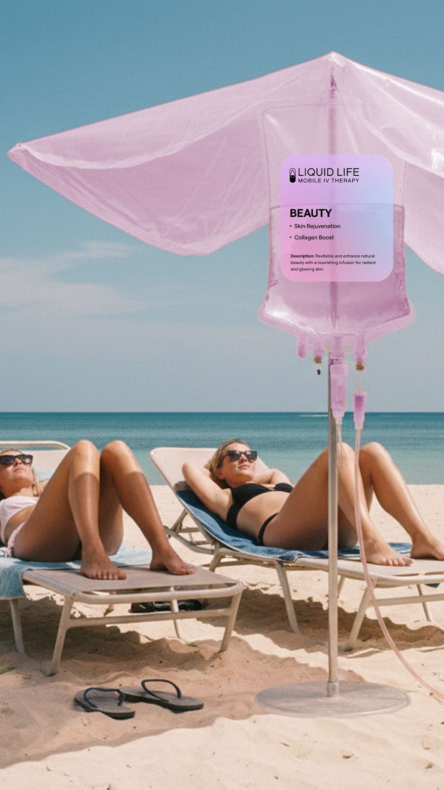 Liquid Life Mobile IV Therapy Facebook ad from Apr 30, 2026