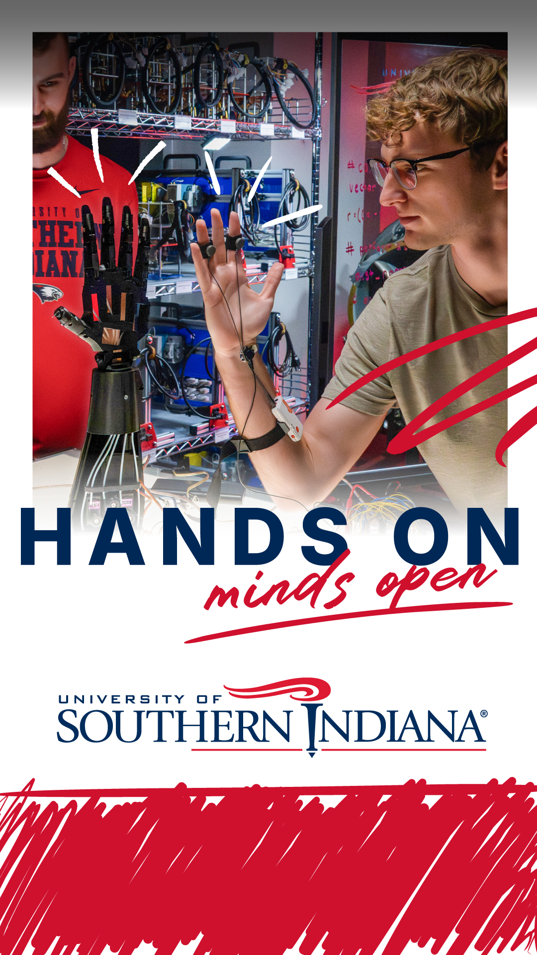 University of Southern Indiana Facebook ad: Small Classes, Big Support