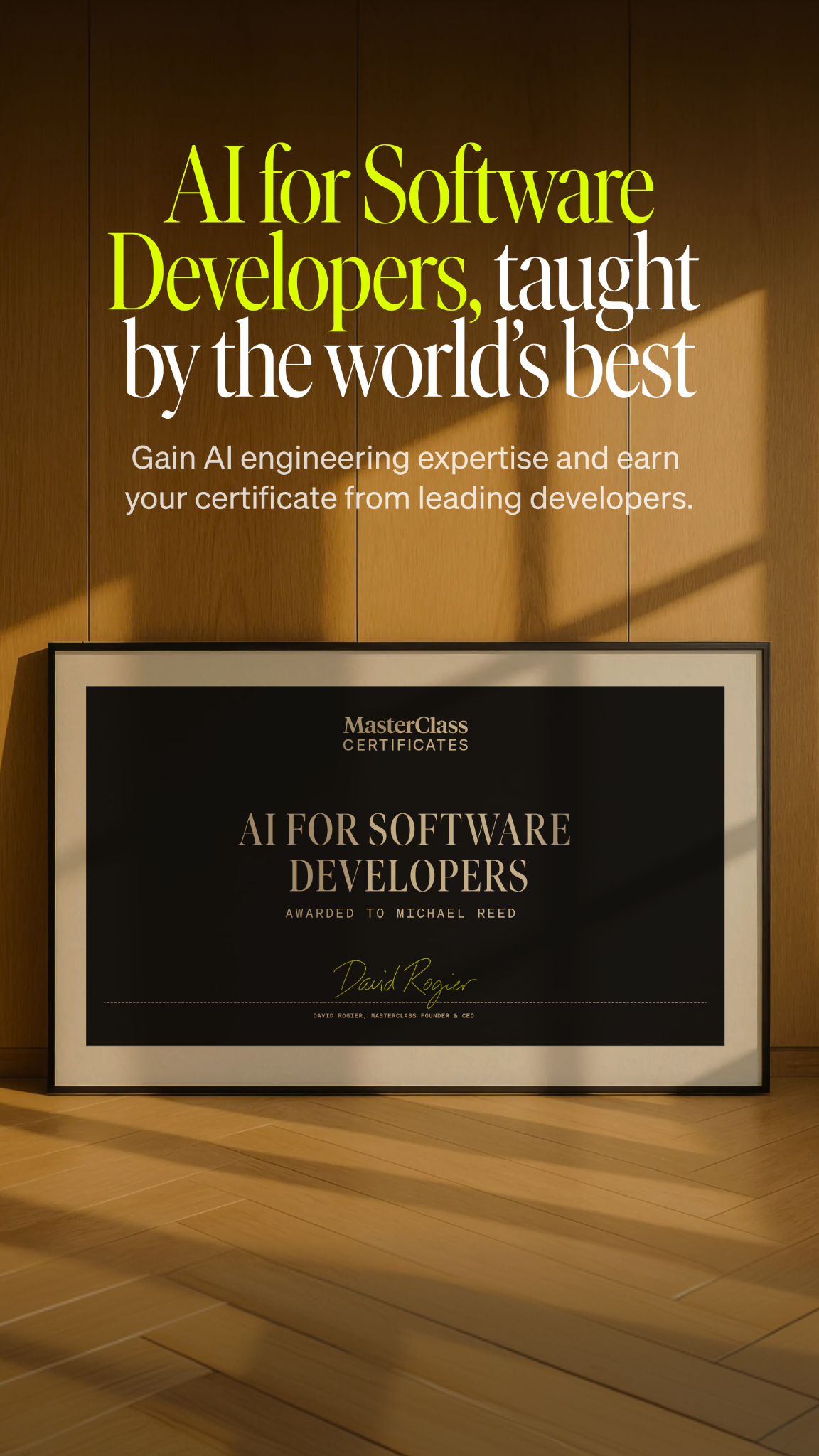 MasterClass Facebook ad