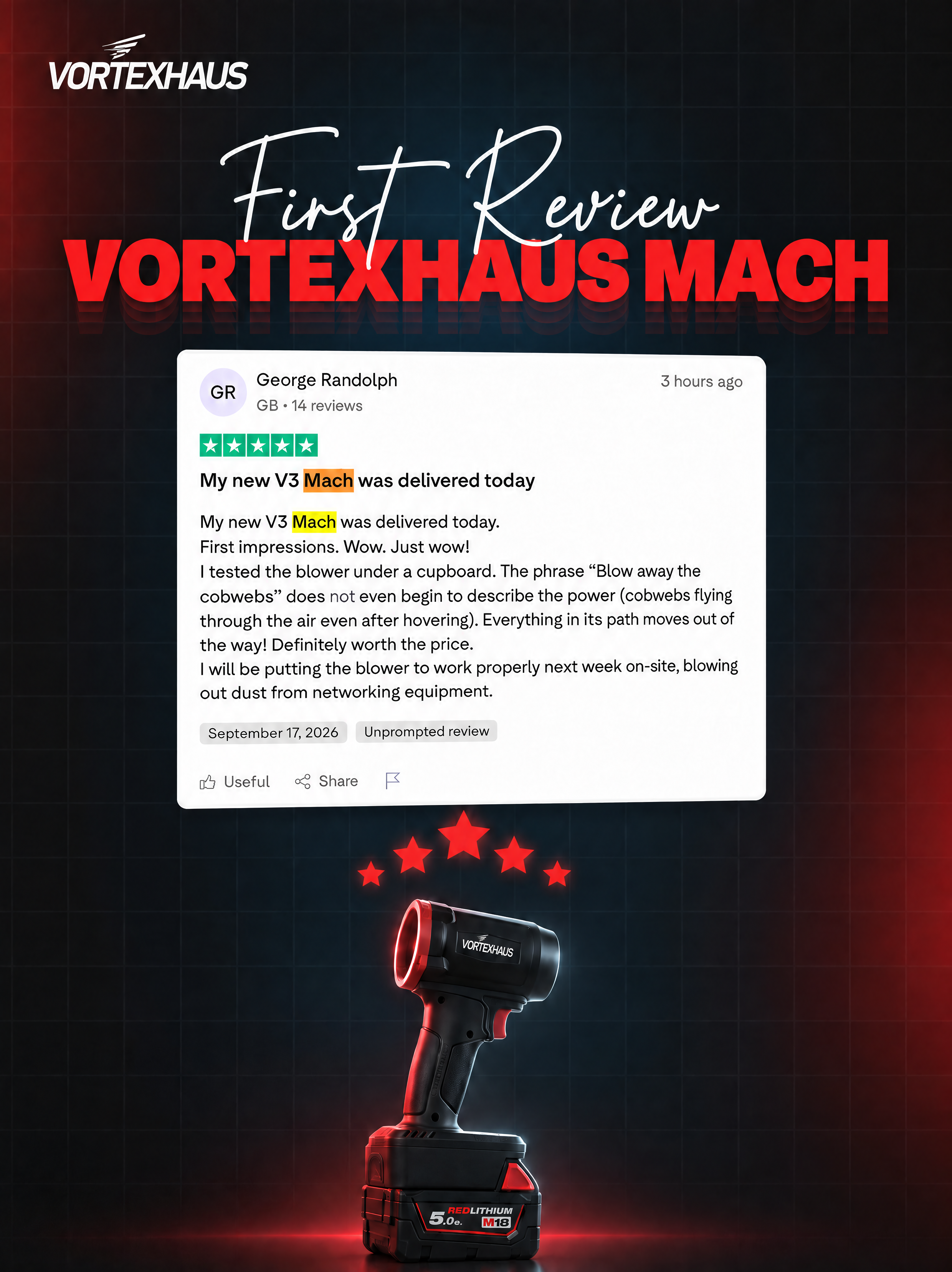 VortexHaus Facebook ad: The Upgrade You Asked For