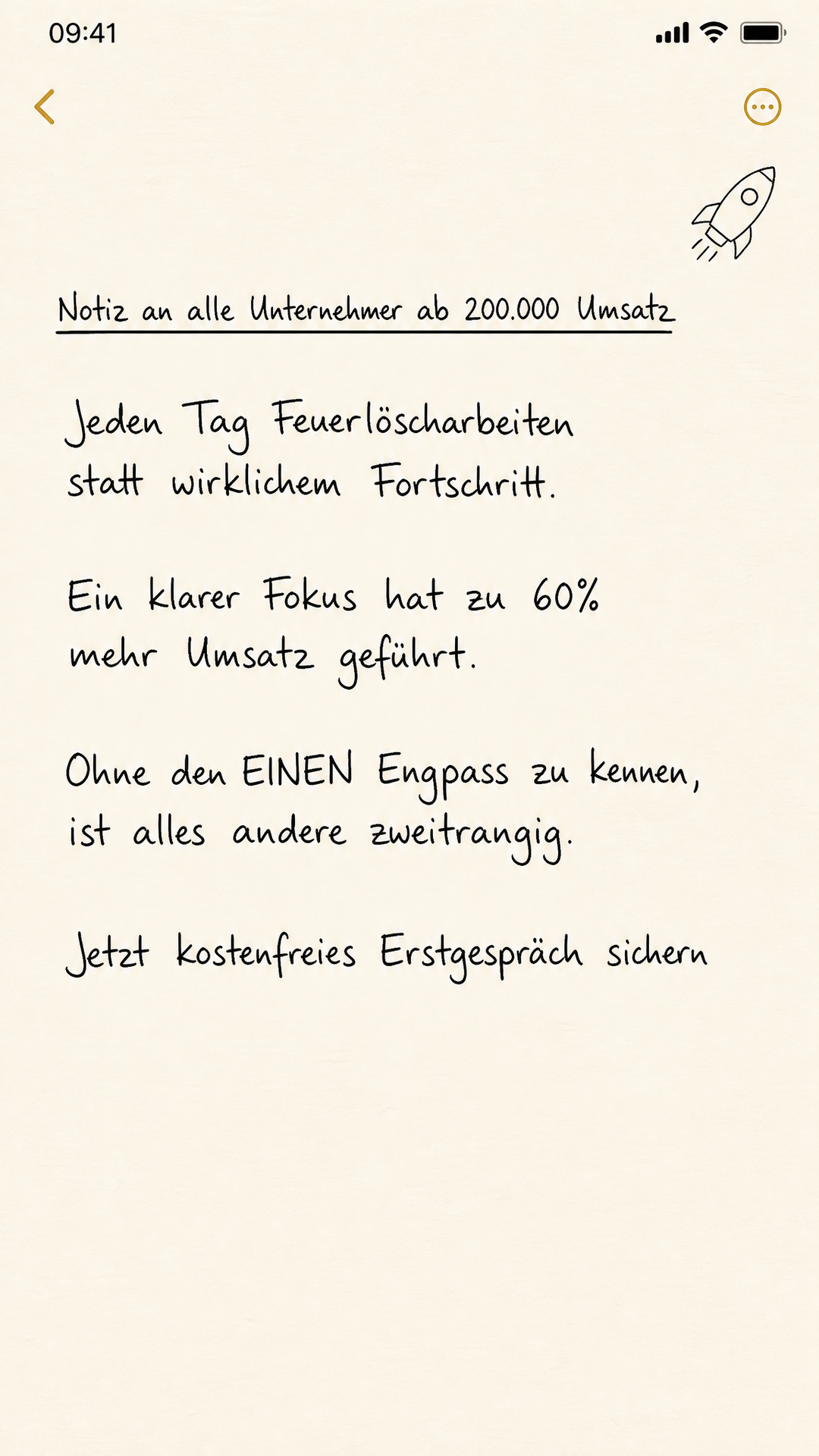 Dirk Kreuter Facebook ad